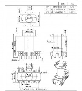 ETD44 Transformer Bobbin (8+9Pin)