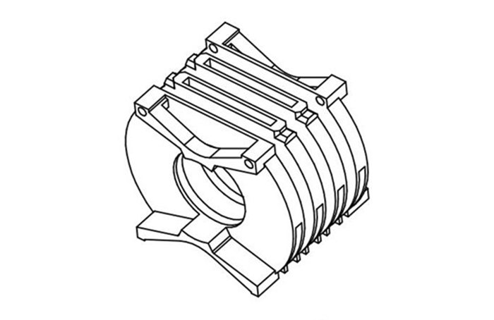 PQ40 Transformer Bobbin (No Pin) 3 Section F-4041-1