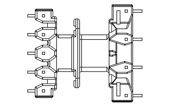 EE28 Transformer Bobbin (5+4P) F-2894